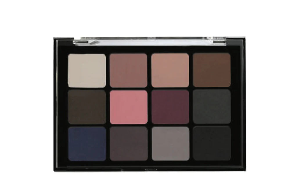 COOL MATTES 12 COLOR EYESHADOW Palette - VPE07